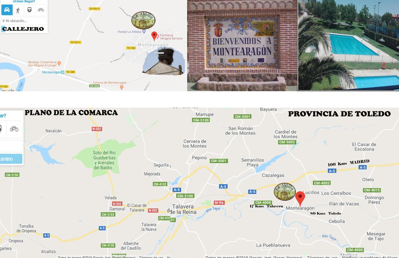 מלון Montearagon Hostal La Aldaba מראה חיצוני תמונה